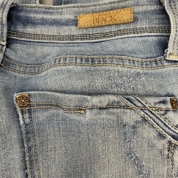 Buckle Black Jeans Women's 24 (0) Light Blue Moto Ankle Skinny Preppy Grunge - Picture 6 of 14